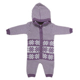 Newborn Girls Romper Full Sleeves - Purple, Kids, NB Girls Rompers, Kids, New Born Girls Winterwear, Chase Value, Chase Value