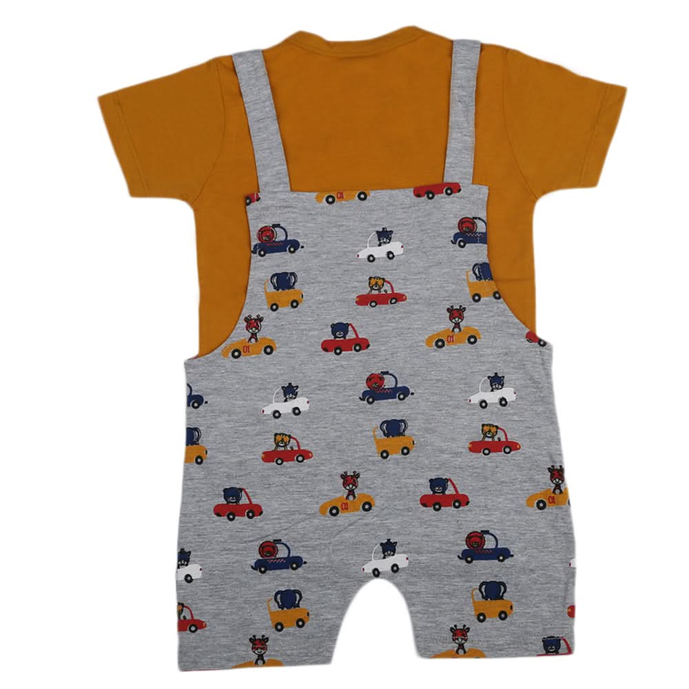 Boys Half Sleeves Romper - Dark Green, Kids, Newborn Boys Rompers, Chase Value, Chase Value