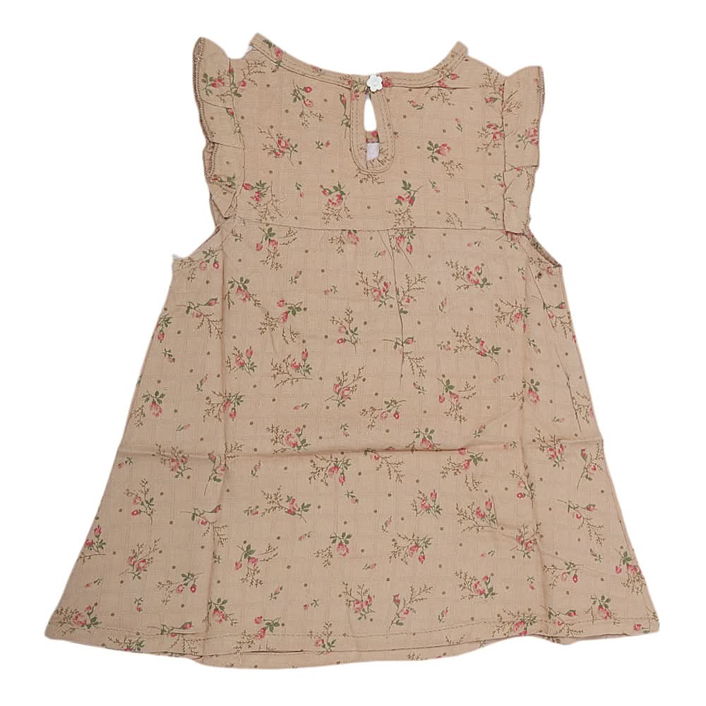 Newborn Girls Frock - Brown, Kids, Newborn Girls Frocks, Chase Value, Chase Value