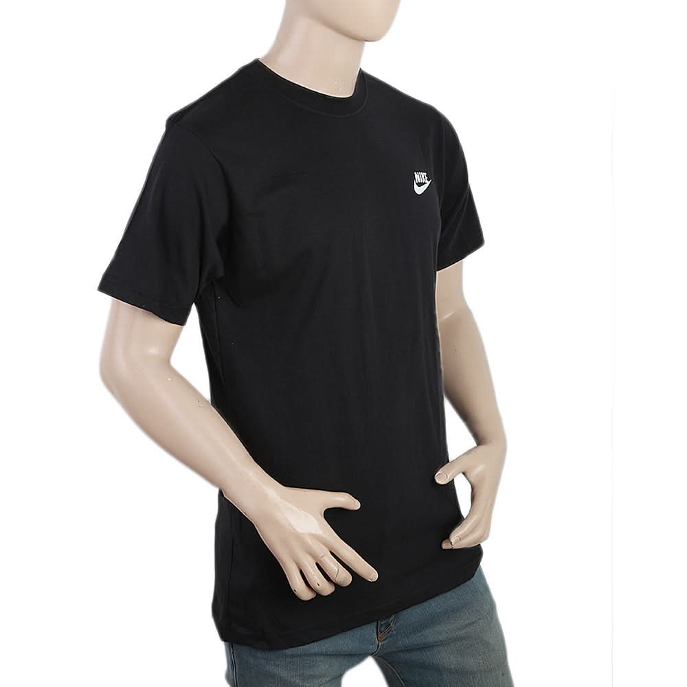 Men's Half Sleeves Round Neck Printed T-Shirt - Black, Men, T-Shirts And Polos, Chase Value, Chase Value