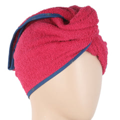 Women's Bath Towel Cap - Dark-Pink, Home & Lifestyle, Bath Towels, Chase Value, Chase Value