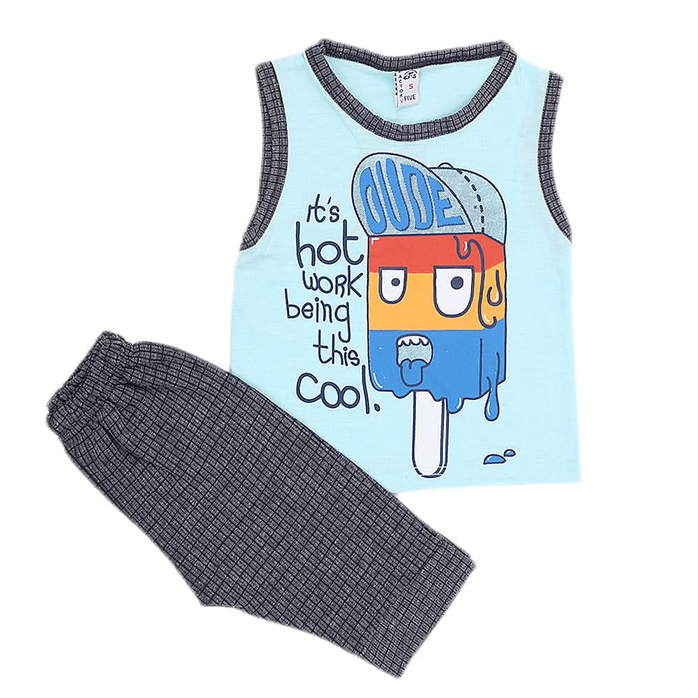 Boys Sando Suit - Light Blue, Kids, Boys Sando, Chase Value, Chase Value