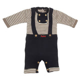 Newborn Boys Romper Full Sleeves  CVC 861 S - Navy Blue, Kids, Newborn Boys Rompers, Chase Value, Chase Value
