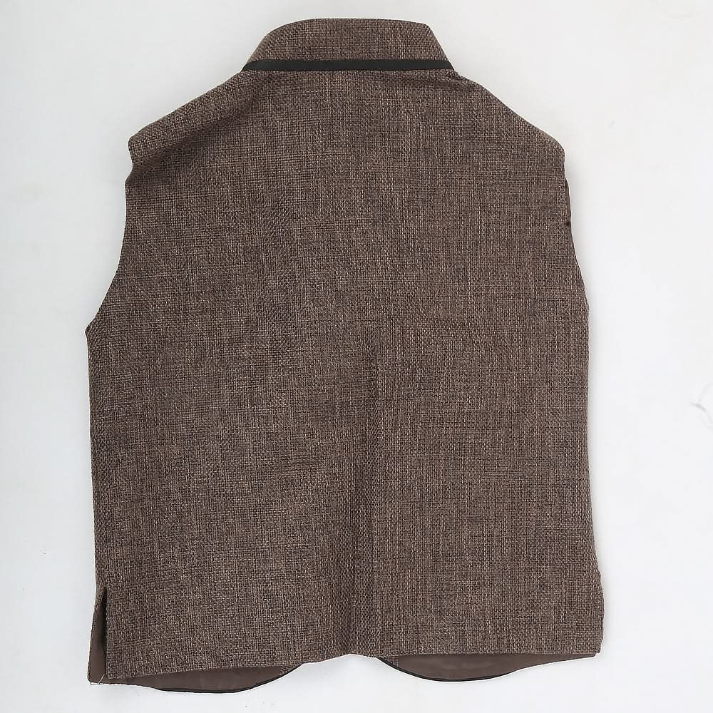 Boys Jute Fancy Waist Coat - Olive Green, Kids, Boys Waistcoats, Chase Value, Chase Value