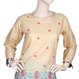 Women's Embroidered 2 Piece Suit - Skin, Women, Shalwar Suits, Chase Value, Chase Value