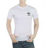 Men's Half Sleeves Round Neck Printed T-Shirt - White, Men, T-Shirts And Polos, Chase Value, Chase Value