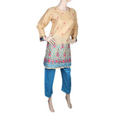 Women's Embroidered 2 Piece Suit - Skin, Women, Shalwar Suits, Chase Value, Chase Value