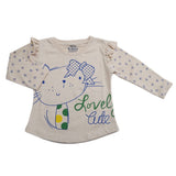 Girls Full Sleeves Jersey T-Shirt - Fawn, Kids, Girls T-Shirts, Chase Value, Chase Value