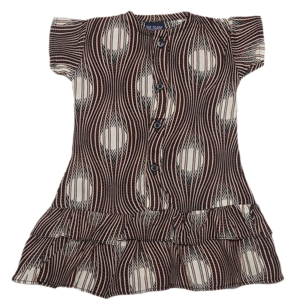 Girls Half Sleeves Woven Top - Multi, Kids, Tops, Chase Value, Chase Value