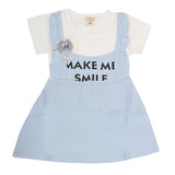 Newborn Girls Frock - Blue, Kids, NB Girls Frocks, Chase Value, Chase Value