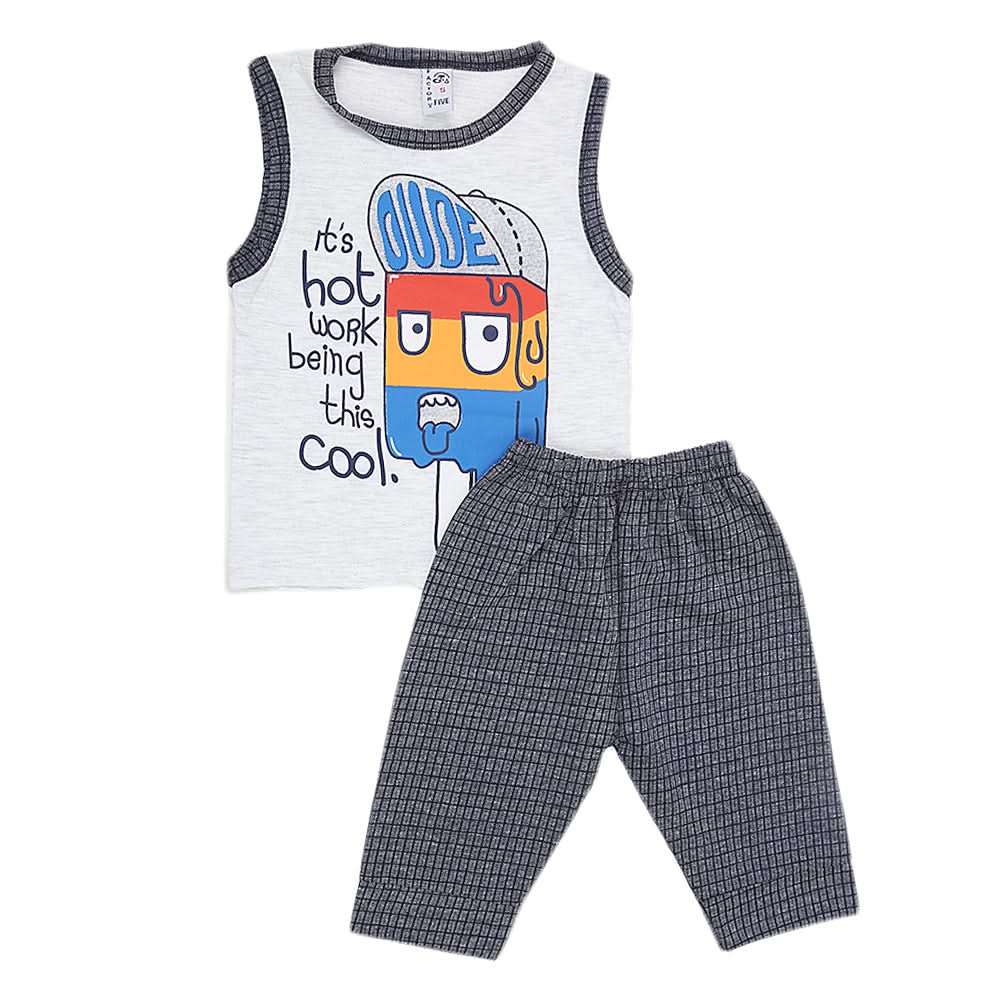Boys Sando Suit - Light Grey, Kids, Boys Sando, Chase Value, Chase Value