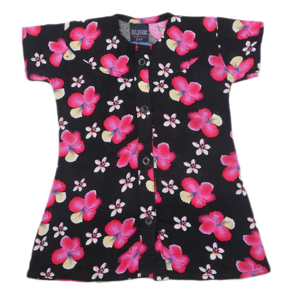 Girls Half Sleeves Woven Top - Multi, Kids, Tops, Chase Value, Chase Value