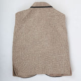 Boys Jute Fancy Waist Coat - Beige, Kids, Boys Waistcoats, Chase Value, Chase Value