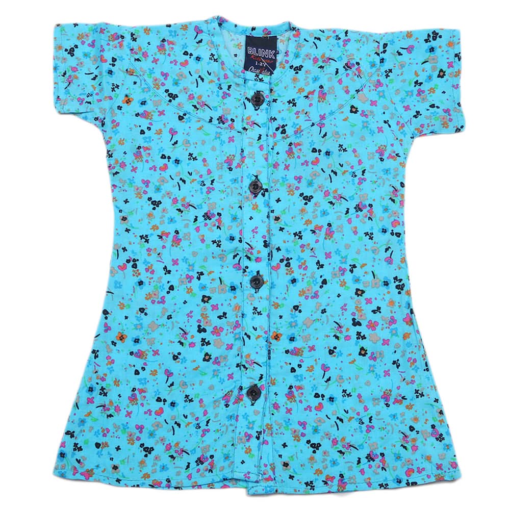Girls Half Sleeves Woven Top - Multi, Kids, Tops, Chase Value, Chase Value