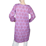 Women's Printed Kurti - Purple, Women, Ready Kurtis, Chase Value, Chase Value