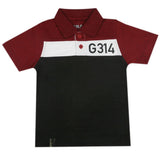 Boys Half Sleeves Polo T-Shirt - Maroon, Boys T-Shirts, Chase Value, Chase Value