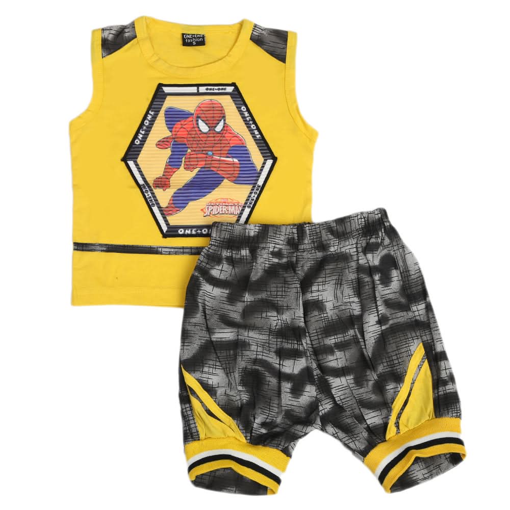 Boys Sando Suits - Yellow, Kids, Boys Sets And Suits, Chase Value, Chase Value