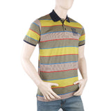 Men's Yarn Dyed Half Sleeves Polo T-Shirt - Mustard, Men, T-Shirts And Polos, Chase Value, Chase Value