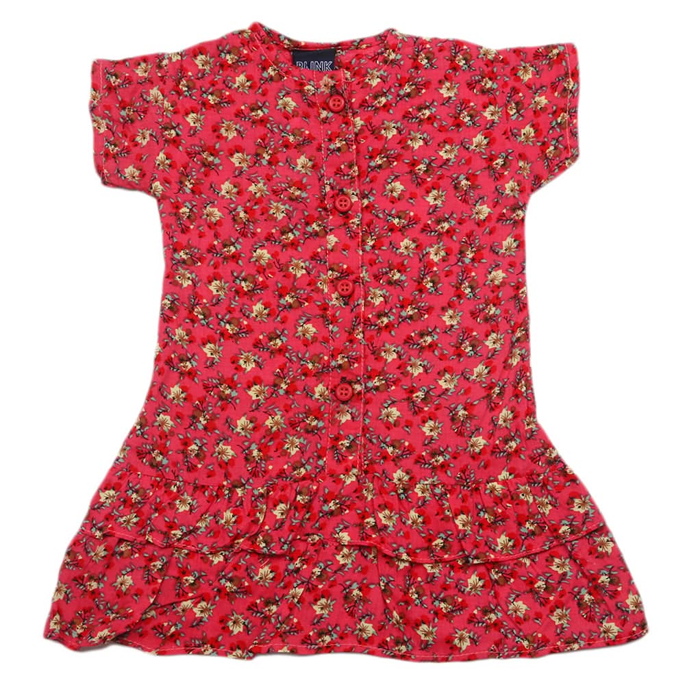 Girls Half Sleeves Woven Top - Multi, Kids, Tops, Chase Value, Chase Value