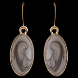 Women's Ear Tops - Grey & Golden, Women, Earrings & Tops, Chase Value, Chase Value