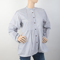 Women's Lining Casual Shirt - Navy Blue, Women, T-Shirts And Tops, Chase Value, Chase Value
