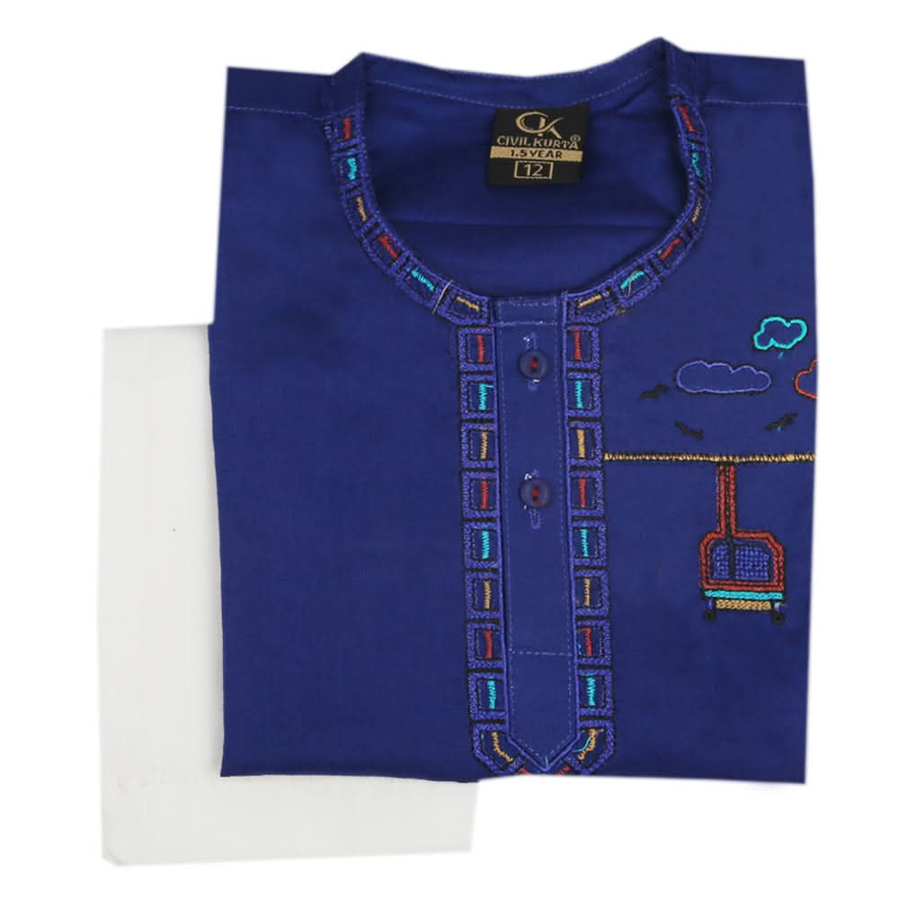 Newborn Boys Shalwar Suits - Dark Blue, Kids, Newborn Boys Shalwar Suits, Chase Value, Chase Value