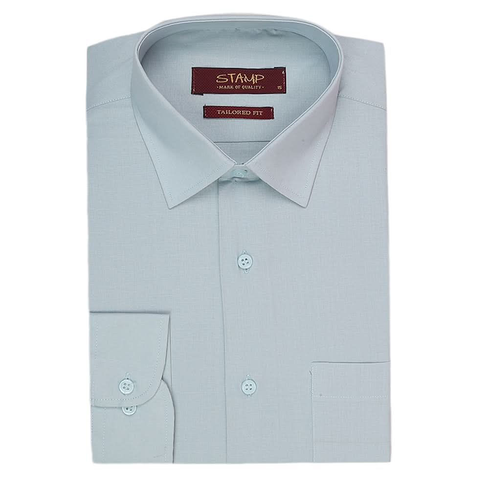 Mens Formal Shirt Plain - Cyan, Men, Shirts, Chase Value, Chase Value