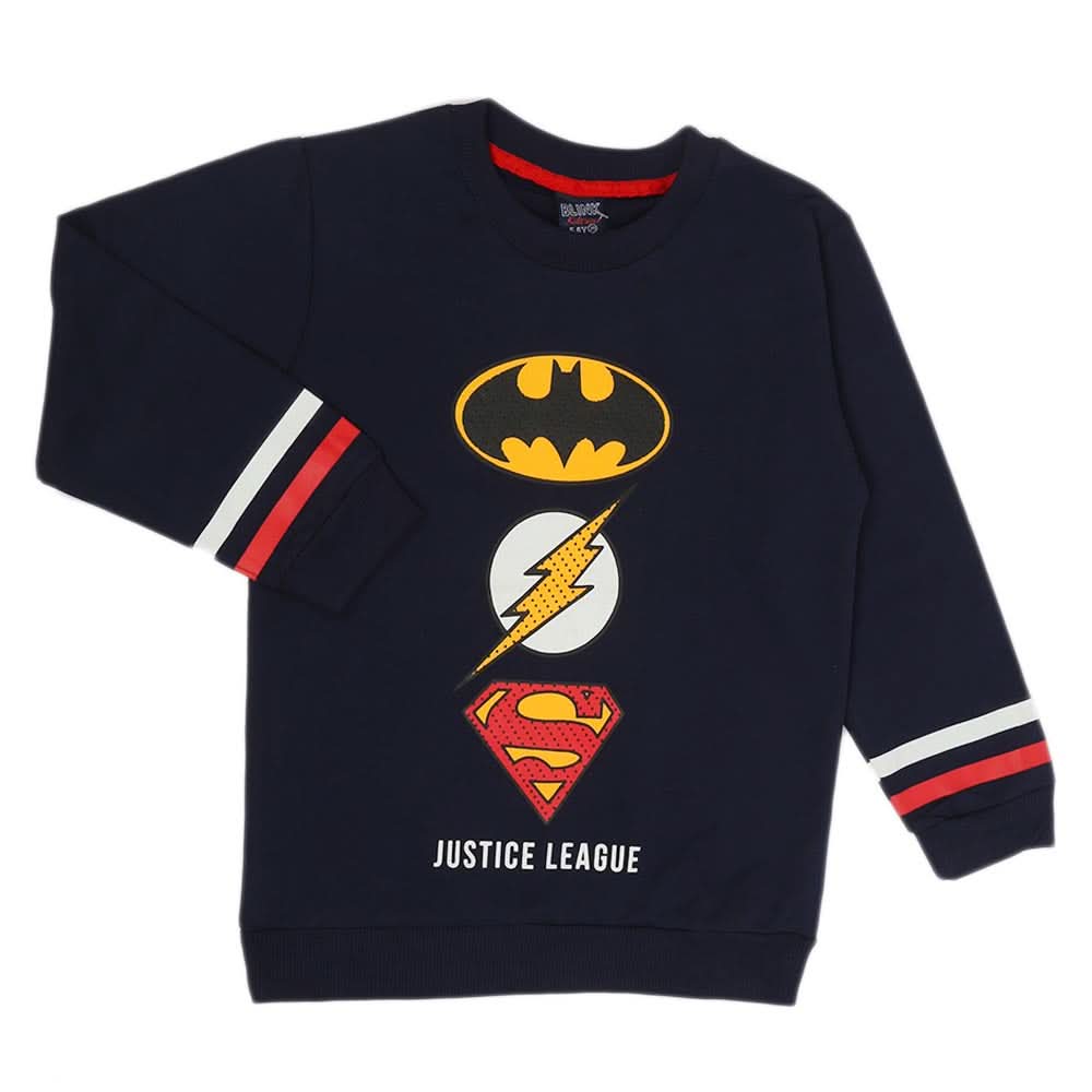 Boys Sweat Shirt - Navy Blue, Boys Hoodies & Sweat Shirts, Chase Value, Chase Value