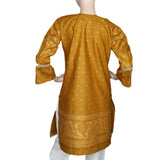 Women's Embroidered Kurti - Mustard, Women, Ready Kurtis, Chase Value, Chase Value