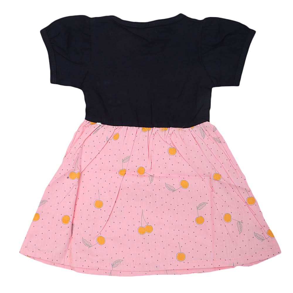 Newborn Girls Frock - Navy Blue, Kids, NB Girls Frocks, Chase Value, Chase Value