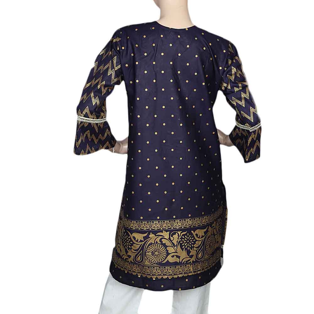 Women's Embroidered Kurti - Navy Blue, Women, Ready Kurtis, Chase Value, Chase Value