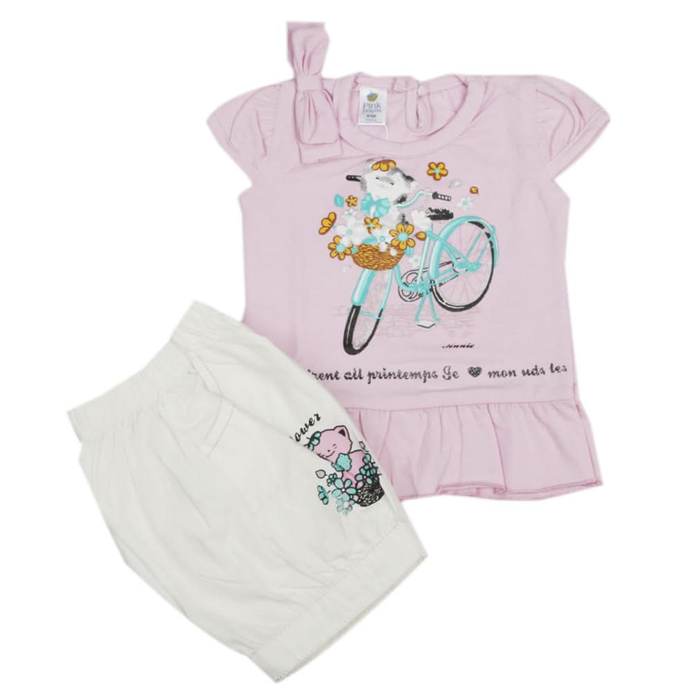 Newborn Girls Half Sleeves Suits - Purple, Kids, Newborn Girls Sets And Suits, Chase Value, Chase Value