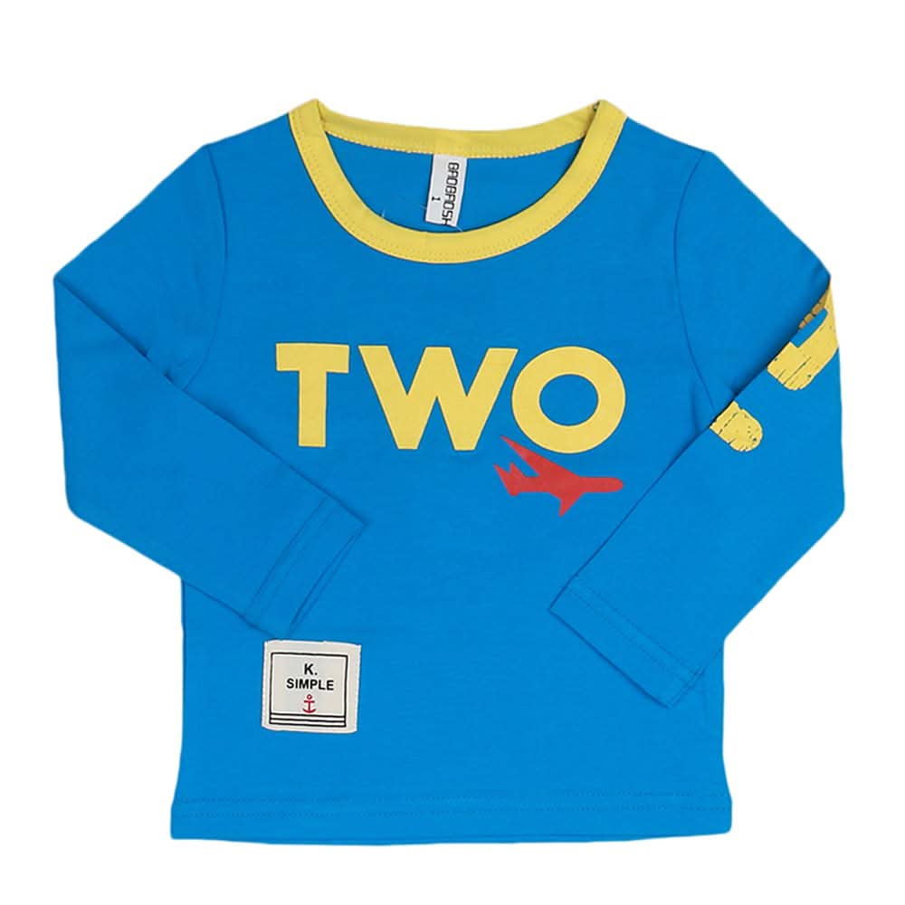 Boys Full Sleeves T-Shirt - Blue, Kids, Boys T-Shirts, Chase Value, Chase Value