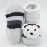 Newborn Booties (RA181) - White, Kids, NB Shoes And Socks, Chase Value, Chase Value