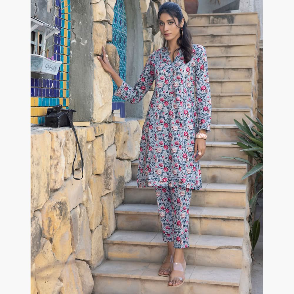 Identic Separates Printed Lawn 2Pcs Unstitched Suit V-1 - 3, Women, 2Pcs Shalwar Suit, Regalia Textiles, Chase Value