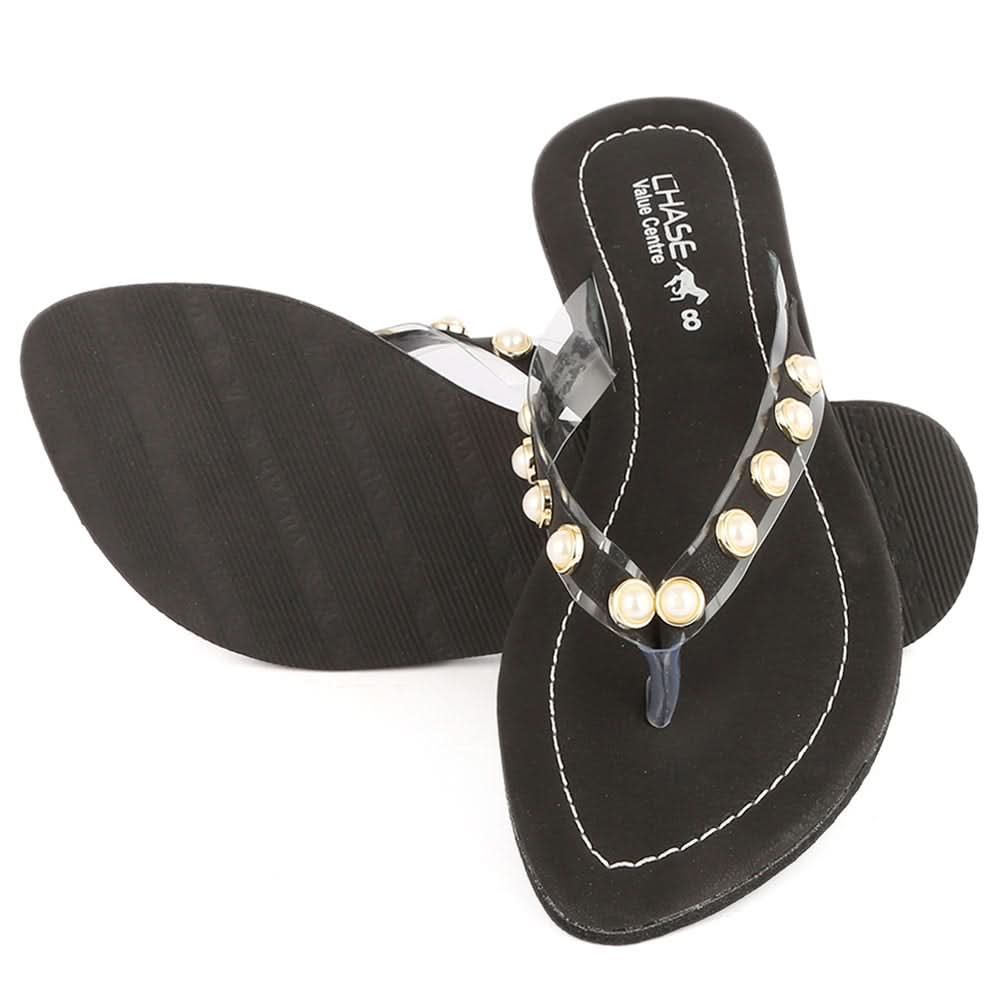 Women's Slipper J-527 - Black, Women, Slippers, Chase Value, Chase Value