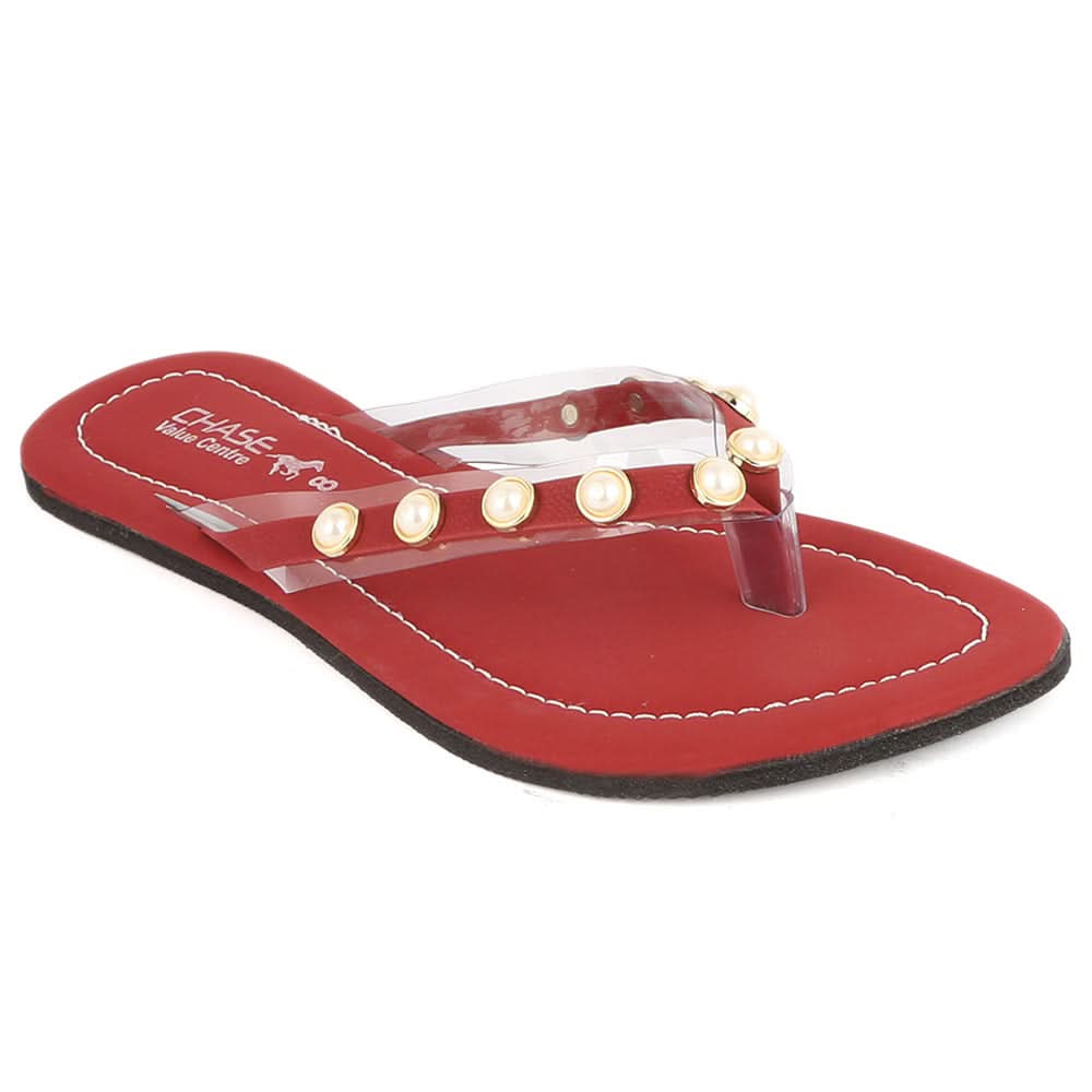 Girls Slippers J-527-A - Maroon, Kids, Girls Slippers, Chase Value, Chase Value