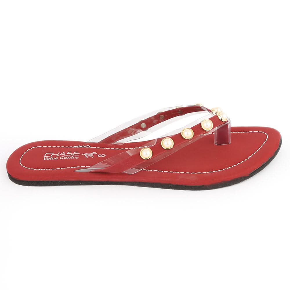 Women's Slipper J-527 - Maroon, Women, Slippers, Chase Value, Chase Value