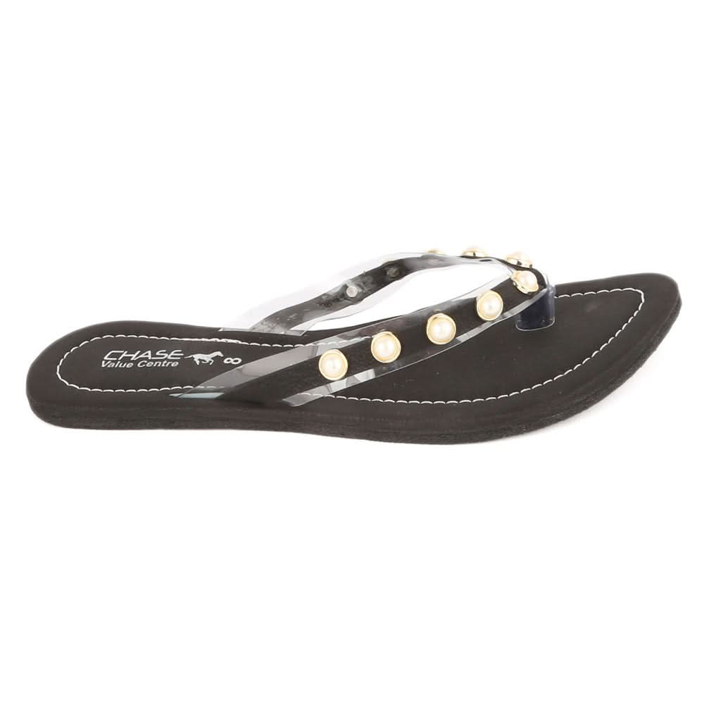 Women's Slipper J-527 - Black, Women, Slippers, Chase Value, Chase Value
