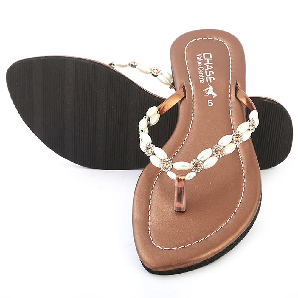 Girls Slippers J-528-A - Copper, Kids, Girls Slippers, Chase Value, Chase Value