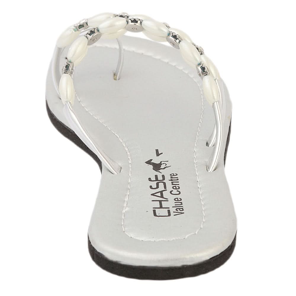Girls Slippers J-530-A - Silver, Kids, Girls Slippers, Chase Value, Chase Value