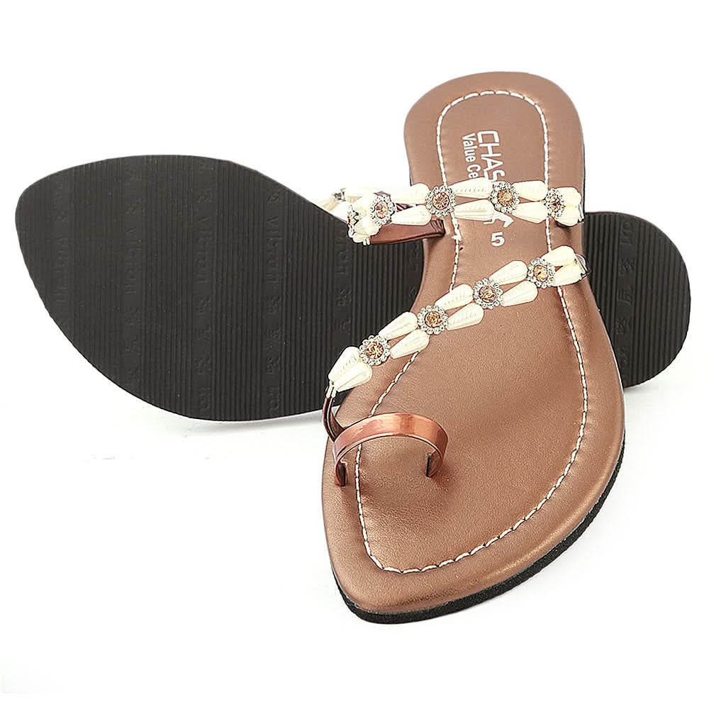 Girls Slippers J-530-A - Copper, Kids, Girls Slippers, Chase Value, Chase Value