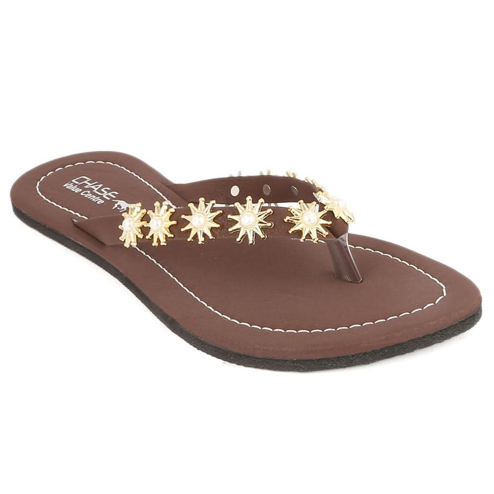 Women's Slipper J-533 - Brown, Women, Slippers, Chase Value, Chase Value