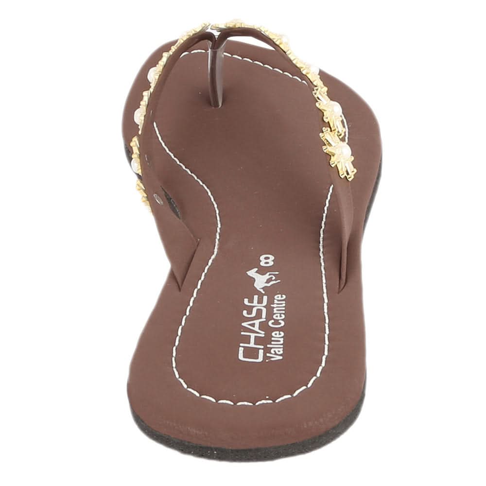 Women's Slipper J-533 - Brown, Women, Slippers, Chase Value, Chase Value
