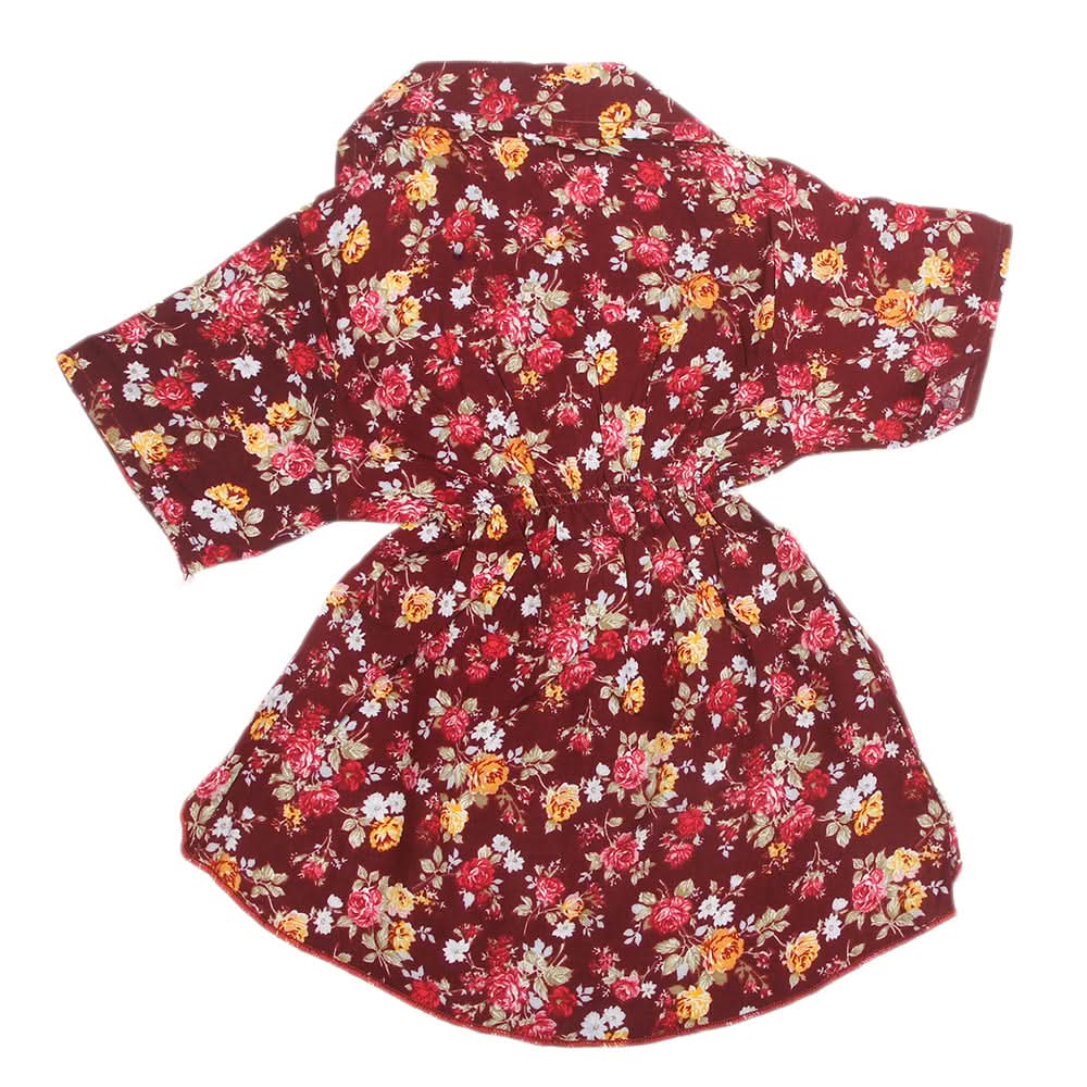 Girls Woven Half Sleeves Top - Maroon, Kids, Tops, Chase Value, Chase Value