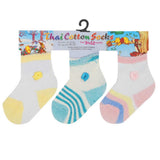 Newborn Socks Pack Of 3 - JJ, Newborn Caps, Shoes & Socks, Chase Value, Chase Value