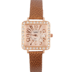 Women's Wrist Watch - Brown - test-store-for-chase-value