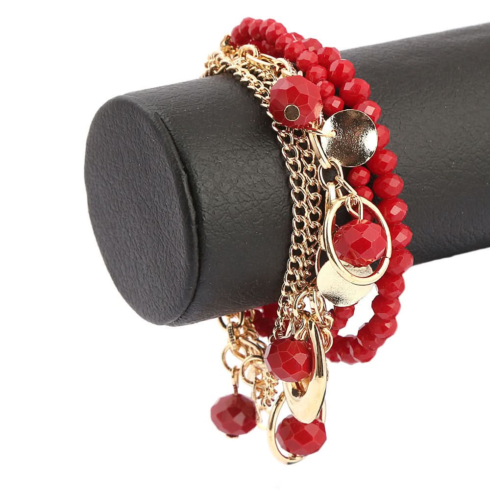 Women's Bracelet - Red, Women, Bangles & Bracelets, Chase Value, Chase Value