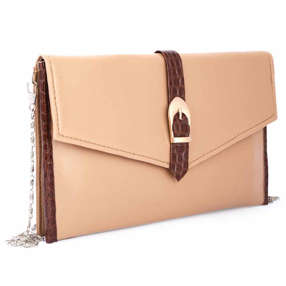 Women's Clutch (K-2065) - Beige, Women, Clutches, Chase Value, Chase Value