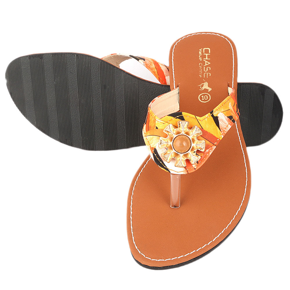 Women's Slipper (KL-031) - Mustard - test-store-for-chase-value